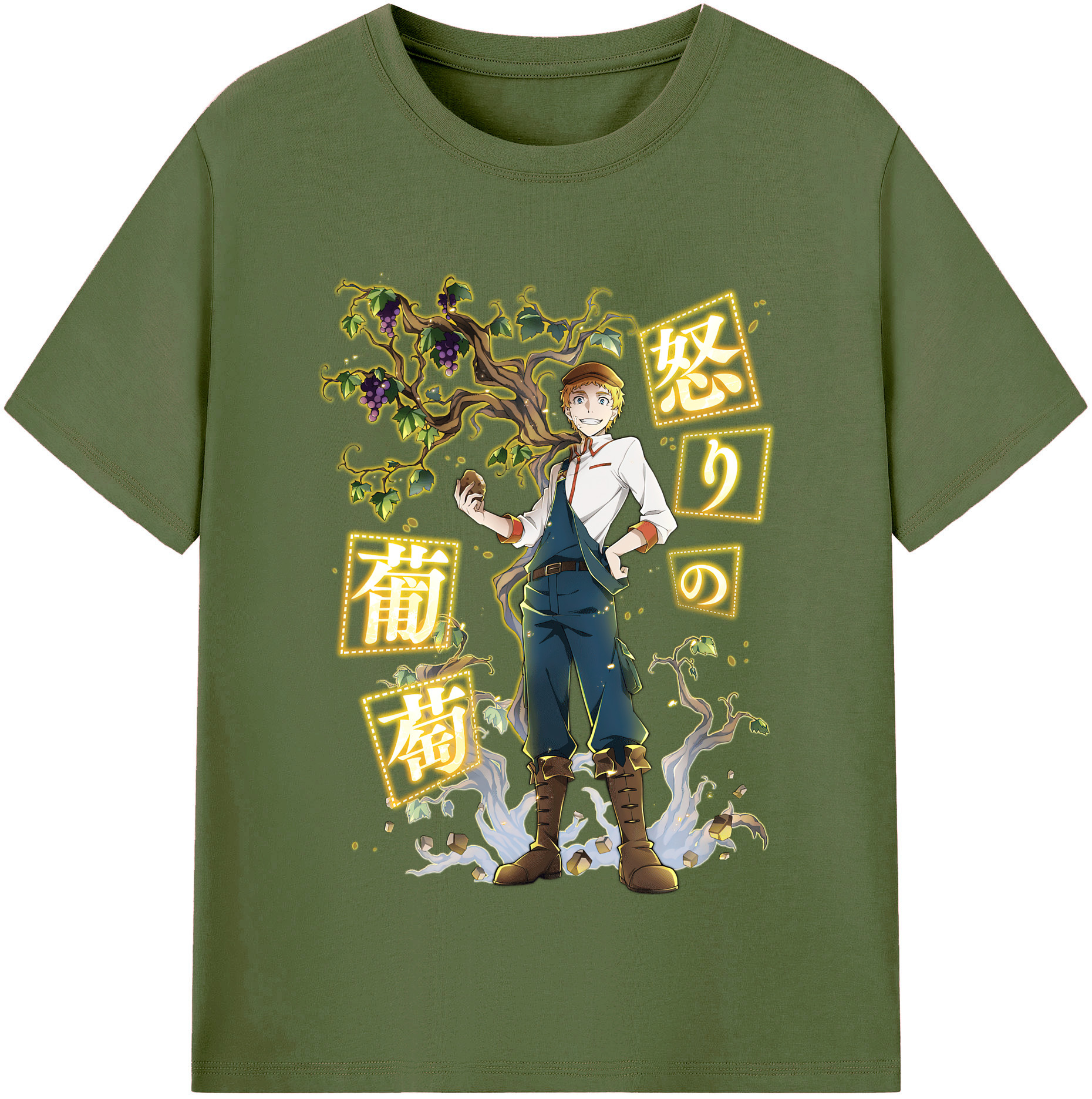 （画像用） 文豪ストレイドッグス Bungo Stray Dogs 綿100％半袖Tシャツ（フロントプリント）